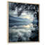 «Serene Lake At Dawn With First Light», art encadré lac, décoration murale paysage bleu-23826770-23826768-23826773