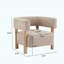 Fauteuil d'appoint rembourré Modern Boucle-1969425945