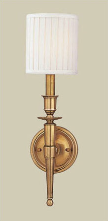 Abington 1 - Light Wallchiere, Aged Brass