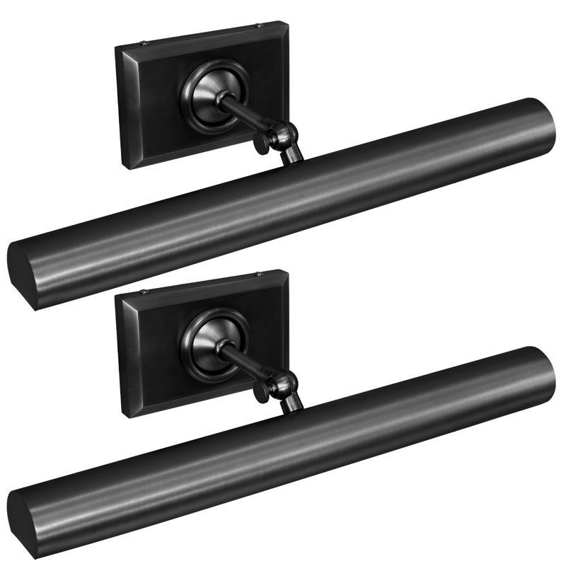 Applique murale à DEL moderne 1pc, Noir, H 3,94 po x l 18 po x P 7,87 po
