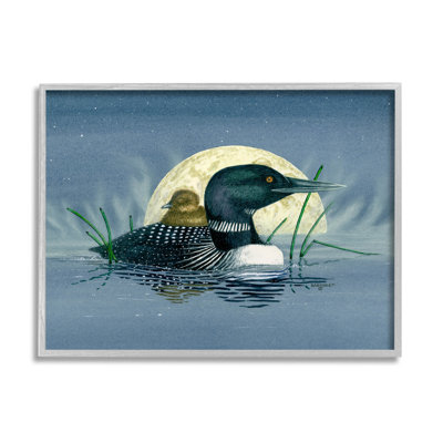 " Mallard Duck Moonlit Pond " by Dave Bartholet