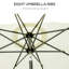 Parasol de patio de 9 pi avec bouton poussoir inclinable et manivelle Outsunny-823158905