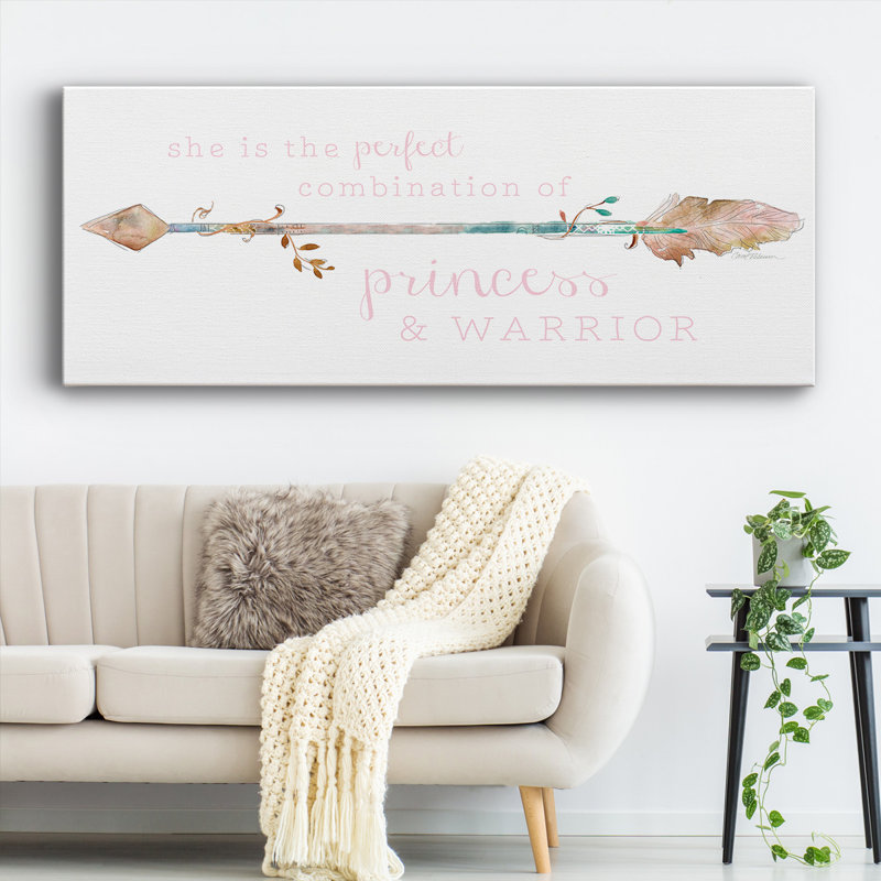 Princess & Warrior-Gallery, toile tendue, H 8 po x l 20 po x P 1,5 po