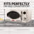 Nostalgia Retro 19" 0.9 cu ft. 800-Watt Countertop Microwave Oven-54418884