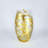 AMARYLLIS Marble Gilded Glass Bullet Vase-1159205044-1159204938