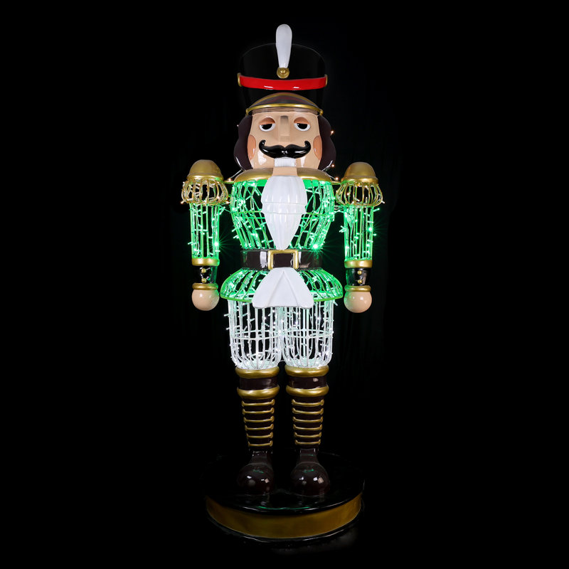 Nutcracker 9ft Green/white - Multi - Floor standing