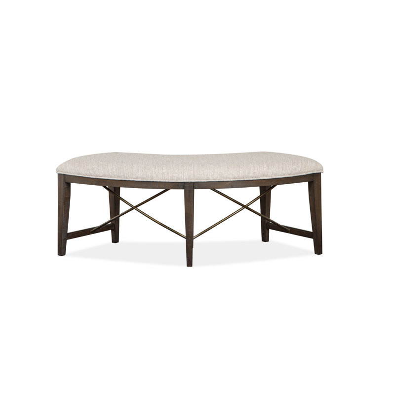 Ariyal Solid Wood Bench, Graphite