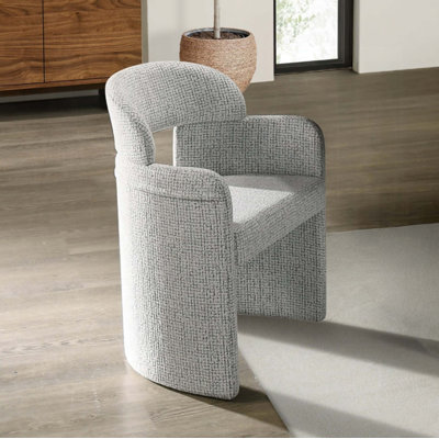 Ensemble de chaises de luxe en chenille avec coussins moelleux
