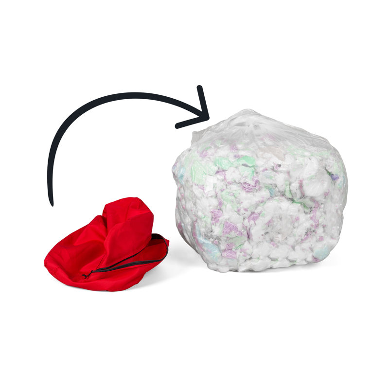 Shredded Memory Foam Bean Bag Refill, Replacement Refill of Shredded Memory Foam to Fluff Up Your Bean Bags, Loungers, Pillows and Crafts and Outdoor Floats, Shredded Memory Foam in Multiple Pack Sizes