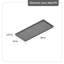 Tapis de démarrage écologique en caoutchouc brun clair et noir 14 po x 34 po avec rebords surélevés pour chaussures boueuses, outils de jardin et articles pour animaux de compagnie - intérieur / extérieur-1485295363-1560524771