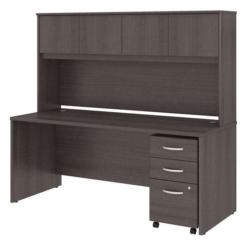 Studio C Executive Desk, Storm Gray
