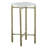 Libby Langdon Glass Top End Table
