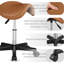 Adjustable Height Lab Stool Wheels-986837283