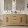 Alsup 60'' Double Bathroom Vanity with Quartz Top
