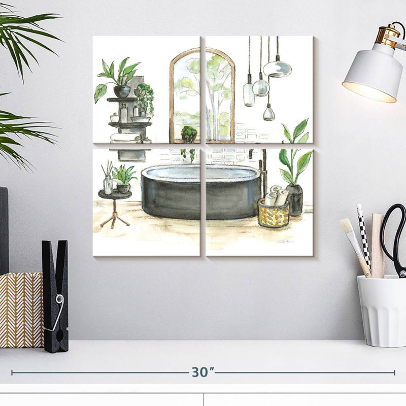 Baignoire noire Kerrick I, H 18 po x l 18 po