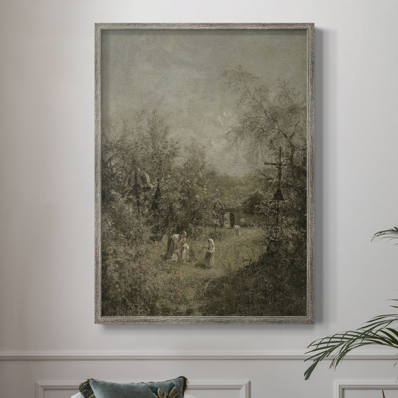 «Vintage Landscape», reproduction encadrée CL XXV - bois massif