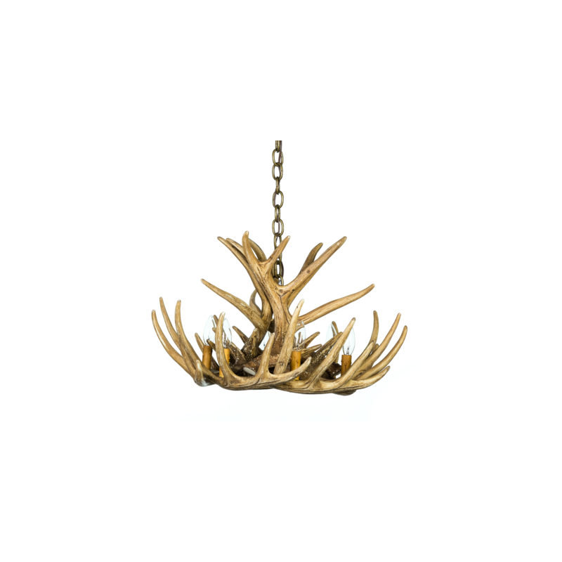 Lustre géométrique 8 lumières unique/à l’état Agnes, H 15 po x l 24 po x P 24 po