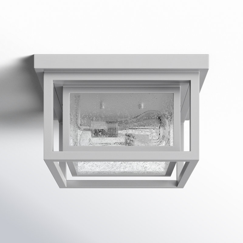 Kirton 2 - Bulb Outdoor Flush Mount, Gray