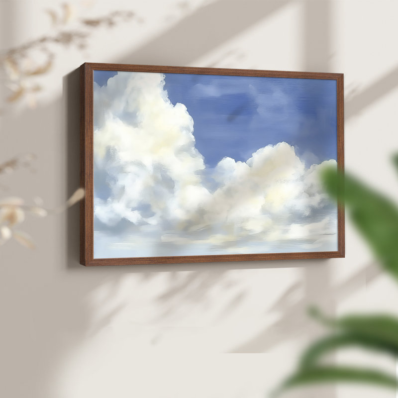 Paysage - Série VII - Reproduction encadrée - Restickable, Noyer, H 22 po x l 28 po