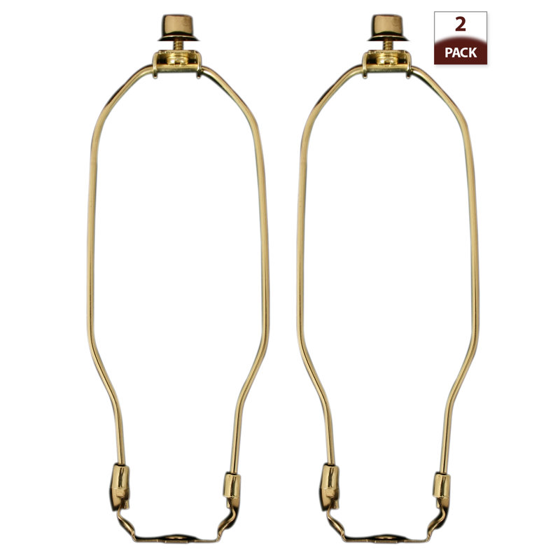 Faîteau de lampe harpe lourd, H 9,5 po x l 3,5 po x P 0,38 po