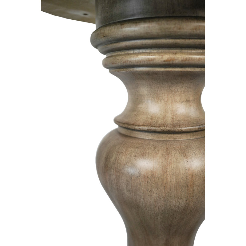 Driftwood 29" Engineered Wood Pedestal Table Base