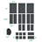 21-Piece Bamboo Drawer Organizer Set, Multi-Use Wood Tray Divider Bins for Kitchen, Bathroom, Office Desk and Makeup Organization-122738316