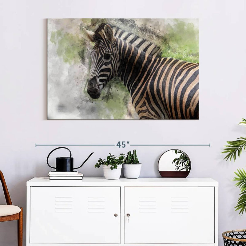 Brampt Magnificent Zebra, 26" H x 39" W