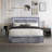 Gouker Corduroy Tufted Upholstered Storage Platform Bed-1922448077-1922448075