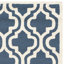 Tapis bleu marine / ivoire Ruben-19277061