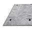 Tapis gris lavable à la machine-833436212