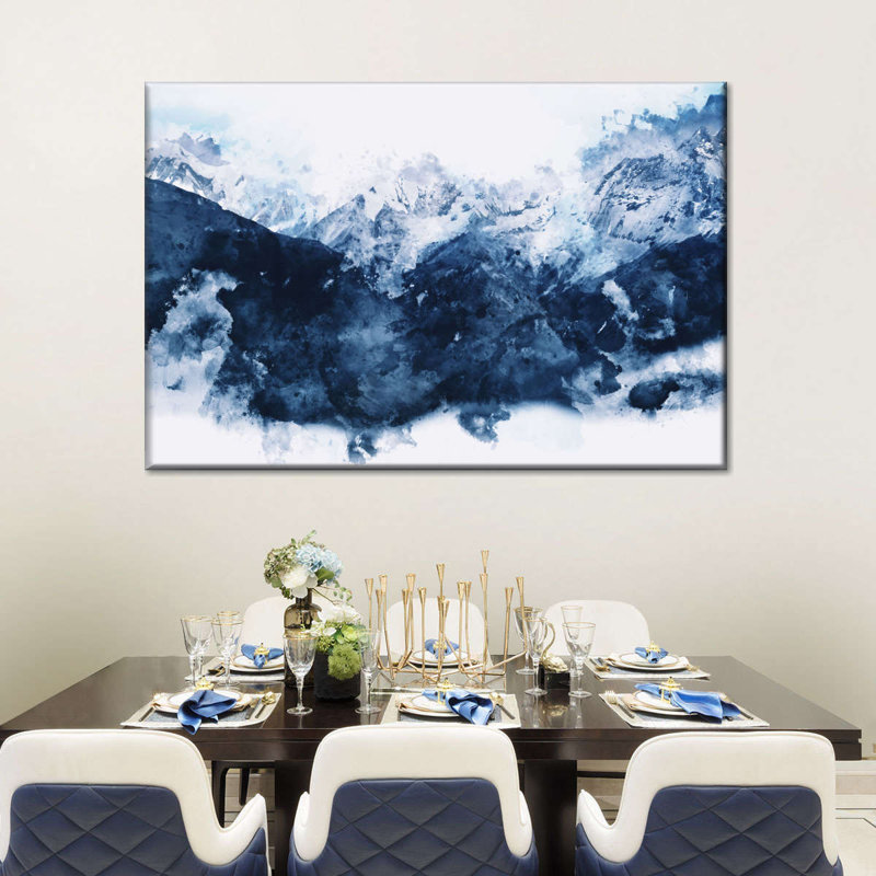 " Snowy Mountains ", 20" H x 30" W x 1.25" D