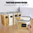 Kitchen Cereal Containers Storage Set – 4 Pack 4L(135.2 oz) Airtight Food Storage Containers with Lids, BPA-Free Cereal Dispensers for Pantry Organization and Storage