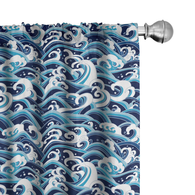 Japanese Semi-Sheer Rod Pocket Sliding Panel, 28" x 63"