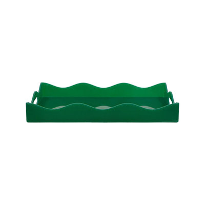 Plateau festonné Spangle - vert