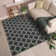 Soft Moroccan-Style Bedroom Rug, Shaggy Modern Area Rug