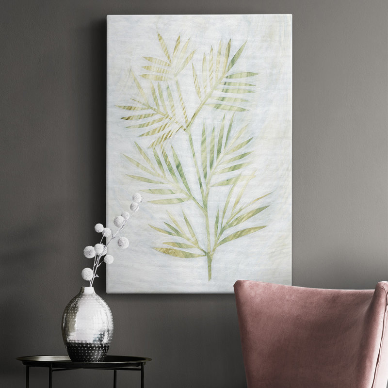 Breezy Fronds III - impression sur toile tendue, L 32 po x H 48 po