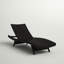 Chaise longue inclinable en osier Blaise-502065838