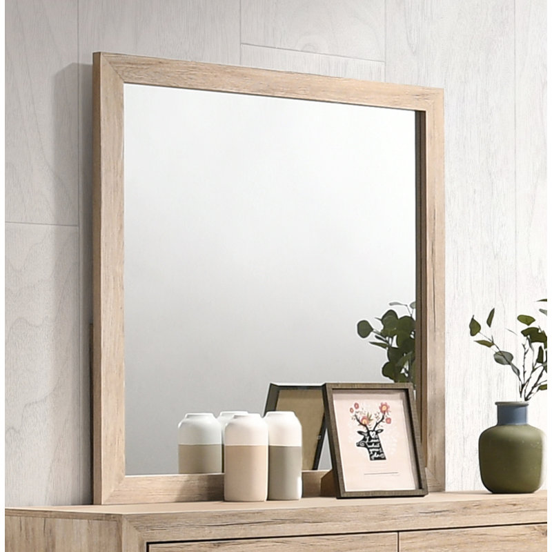 Miroir de commode Solem, Naturel