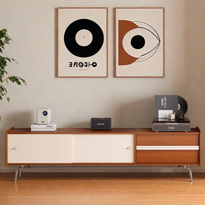 Simple colour-matched design TV cabinet