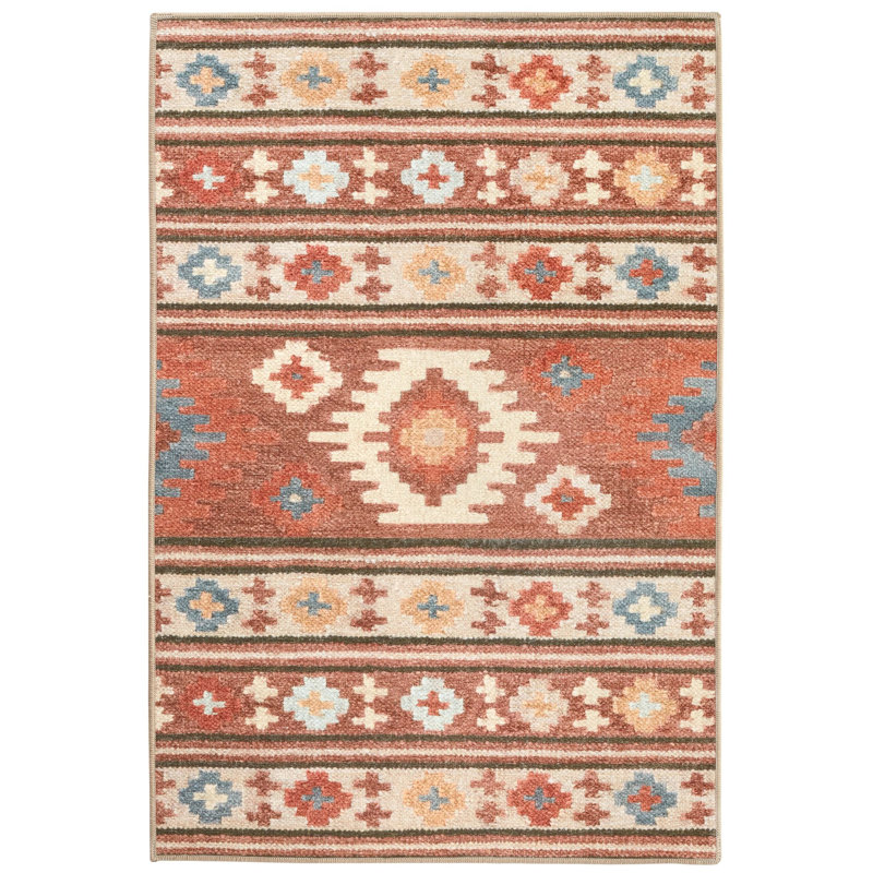 Canyon Natural Machine Washable Rug, Rectangle 2' x 3'