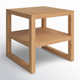 Modica Solid Wood End Table