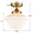Wilkesville Glass Semi Flush Mount-1756042656-1787171284