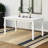 Gwenda Rectangular Outdoor Dining Table With Umbrella Hole , 59'' in. W 35.5'' in. D-293356363