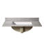 Comptoir en granit naturel DOIN de 91 cm (36 po) avec lavabo en céramique blanche