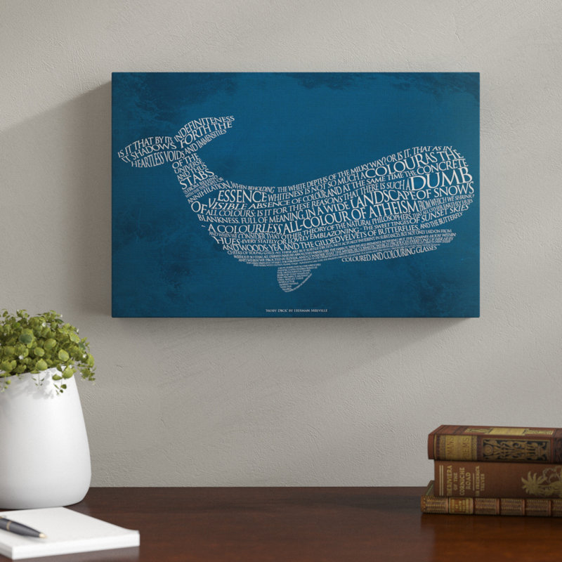 Boone Herman Melville - Wrapped Canvas Print, 45 cm H x 30 cm W x 5 cm D