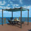 Pergola en métal avec auvent-90613688-64815874