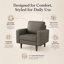 Fauteuil d'appoint Mid-Century Statura-1111449636