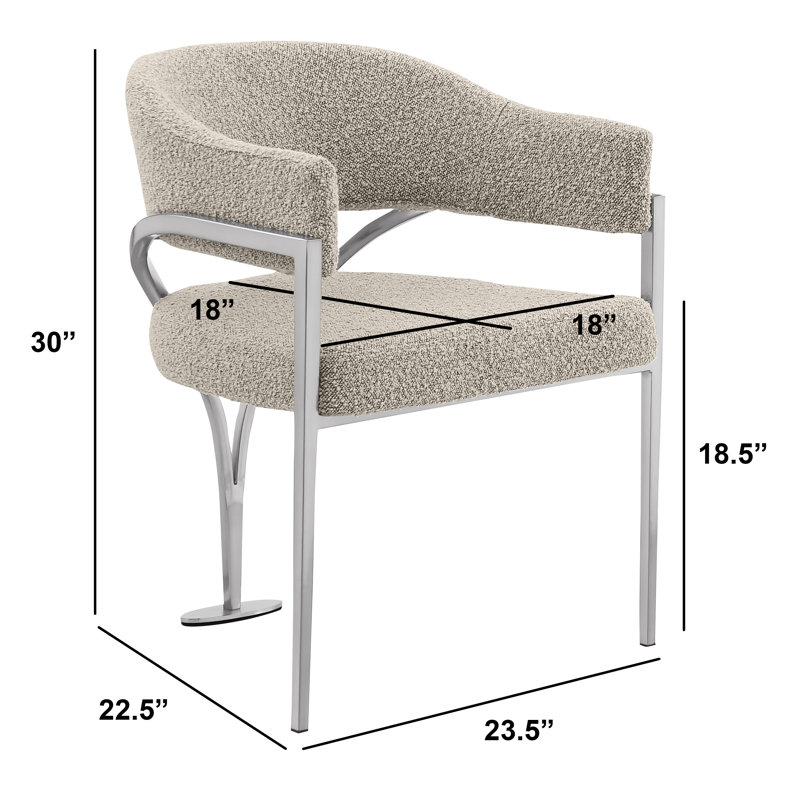 Grandeur Tempered Glass Dining Set, Gray, Silver