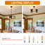5-Lights Round K9 Round Chandelier Dia 44CM Pendant With Crystal Strip Pendant Light Fixture, Retro Distressed Black Gold