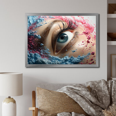 Blue Eye Visions sur impression sur toile